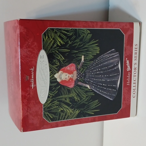 NIB L@@K! Hallmark Keepsake Ornament Holiday Barbie Collector's Series 1998 WOW! - Picture 9 of 15